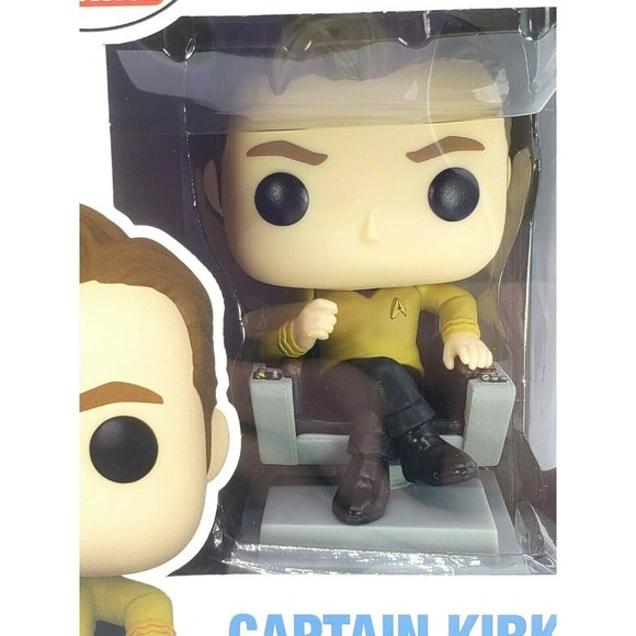Funko 1136 CAPTAIN KIRK in Chair Star Trek Original Series TV Pop NEW Unopened